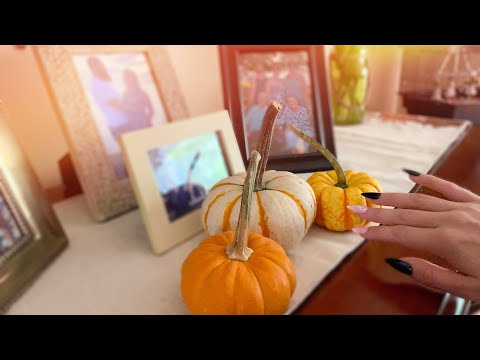 ASMR! Fall Decor! 🎃🍂 Tapping & Scratching