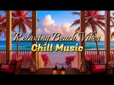 “Tropical Beach Sunset 🌅 | Soothing Music & Ocean Waves for Deep Relaxation”