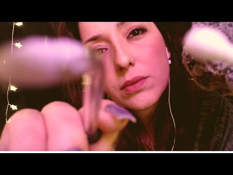 ASMR TÜRKÇE/NEGATİF ENERJİNİ TEMİZLİYORUM/Personal Attention/Yüze Dokunma/Plucking, Scrubbing...