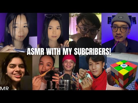 My Subscribers Do ASMR ❤️ (10K Special)