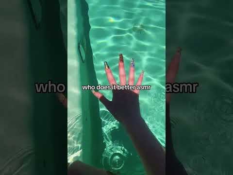 Who does it better ASMR #asmr #lofiasmr #poolasmr #relax #asmrgames