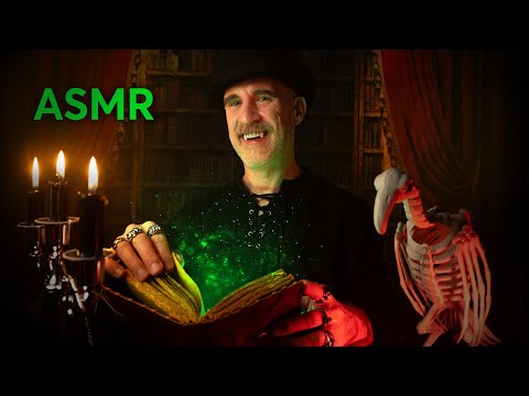 Mystical Vampire Cures Your Insomnia in a Cozy Library 🧛🏻‍♂️ ASMR Roleplay for Sleep