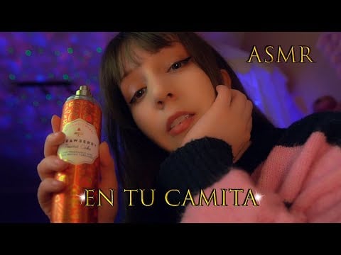 ⭐ASMR en tu CAMITA 💜 You're Safe Now 💤 Te Cuido Esta Noche | Asmr en Inglés con Subtítulos