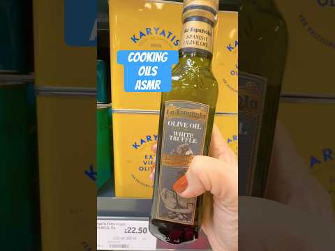 So many varieties of oils ​⁠@sainsburysfood #asmrwhispering #asmr #ukshopping