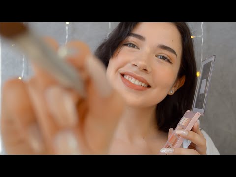 asmr 日本語 ♡ doing your makeup メイクしてあげるロールプレイ