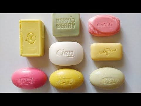 Dry Soap carving ASMR\ relaxing sounds\ No talking. Satisfying ASMR video\ Cutting soap