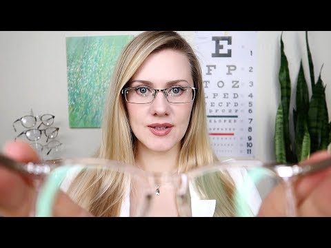 👀 Eye exam and Frames Fitting 👓 ASMR