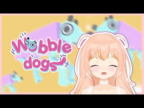 1 dog + 1 dog = a longer dog  / Wobbledogs🐟   Nivi the salmon EN/ESP vtuber