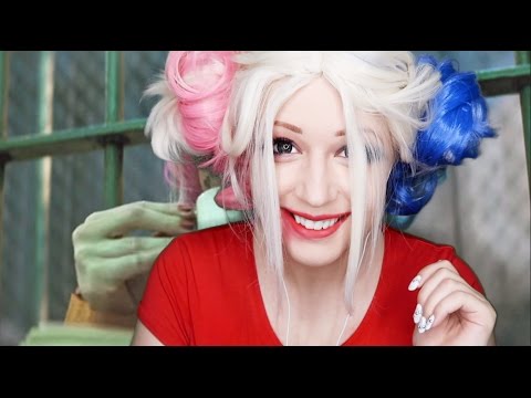 ASMR ITA♠️♥️ HARLEY QUINN ♣️♦️ Roleplay - mouth sounds, brushing hair, with *SURPRISE!(Talk w/ Me)