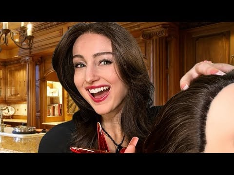 ASMR 🇮🇹 New Jersey Italian Aunt Cuts and Styles Your Hair Roleplay