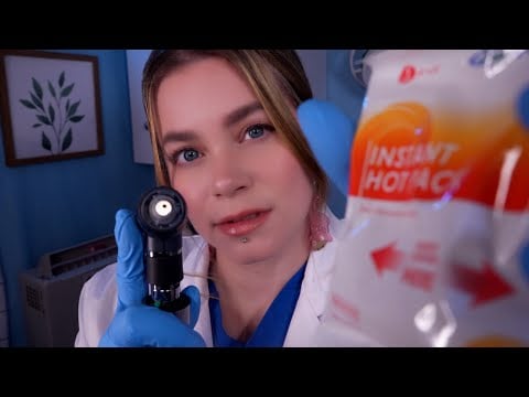 ASMR Ear, Jaw, & Neck Exam/Massage for Teeth Grinding | Medical Roleplay