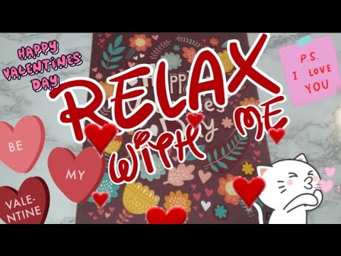 LO-FI ASMR VISUAL & SOUND TRIGGERS:  "HAPPY VALENTINES DAY" STICKER  PUZZLE #274