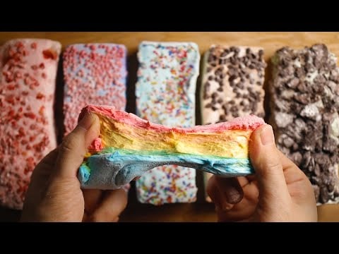 ASMR Most Satisfying Marshmallow Sounds 세상에서 가장 말랑폭신한 마시멜로우 소리