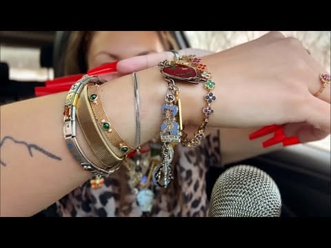 asmr/ XXL nail clacking + jewelry sounds❤️✨