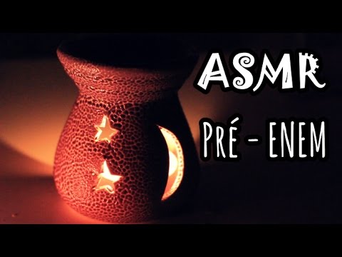 🌙💤ASMR: Relaxamento Pré -ENEM (Apenas sussurros, sons de plástico , embalagem e tapping)