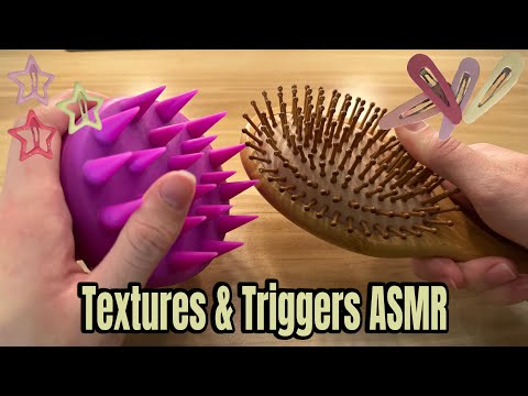 20 Different ASMR Textures and Triggers | Tapping, Mouth Sounds, Scratching ASMR