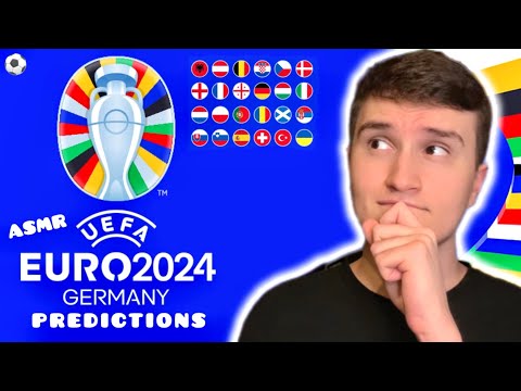 ASMR | My 2024 Euro Predictions ⚽️💤