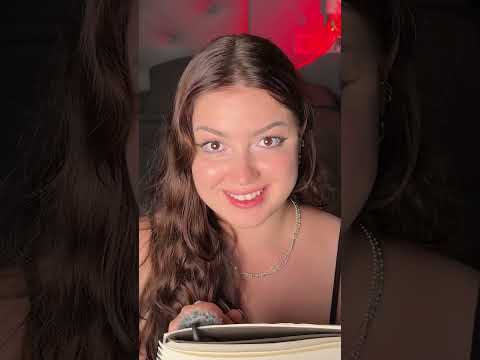ASMR Sketchbook Flip & Drawing You | Deep Tingles Roleplay