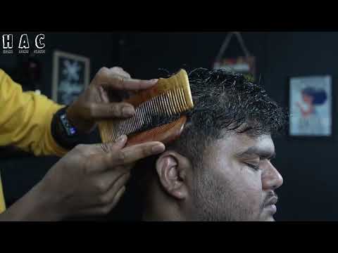 Best ASMR Comb Massage With Wooden Comb | Comb Scratching Head Massage ASMR | Dandruff Scratching