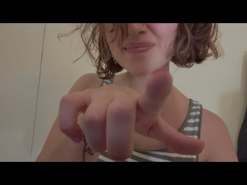 ASMR Tapping On Your Face (lofi) | Mouth Sounds & Hand Movements