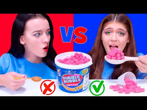 ASMR Big VS Small Spoon Food Challenge by LILIBU | Best Compilation