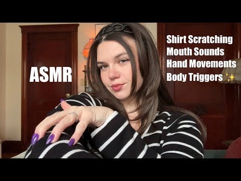 [ASMR] Tingly Fabric & Skin Sounds ~ ✨ (mix of your favorite triggers)