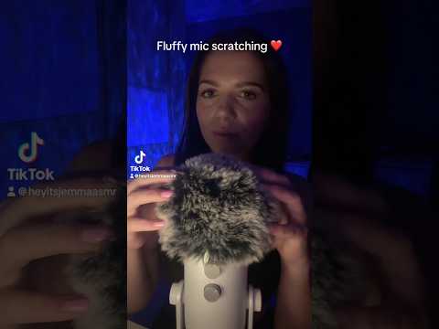 Fluffy mic scratching ❤️ #tingles #triggers #relaxationtechniques #asmr #relax #relaxingtriggers