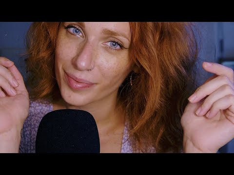 ASMR Close Up Mouth Sounds 💦 Spit Painting ~ Hand Movements