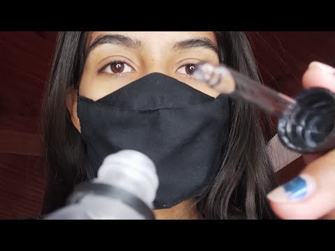 ASMR FAZENDO LIMPEZA DE PELE DE VERDADE EM VOCÊ 💆🏾‍♀️😴