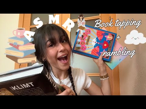 ASMR Lofi Book tapping + rambling + fast tapping…