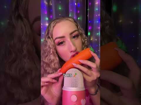 This or that? 🥕 #asmr #asmrtriggers #asmrvideo #satisfying #mouthsounds #thisorthat
