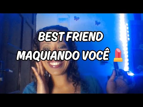 MAQUIANDO VOCÊ COM MUITO AMOR  #asmrroleplay  #asmrmakeup  #maquiagem