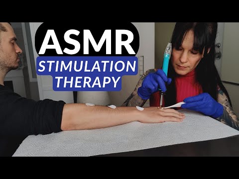 ASMR Stimulation Therapy - Arm Muscle Activation & Unique Foot Exam