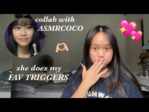 ASMRTIST DOES MY FAV ASMR TRIGGERS WITH MINI MIC @asmrcoco