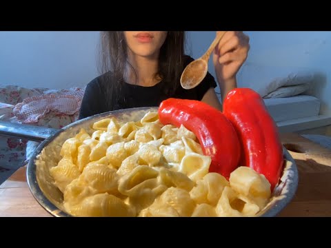 Creamy Mac n Cheese 🧀 Mukbang ASMR | no talking