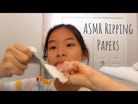 ASMR Ripping Papers [Requested]