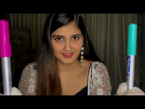 Hindi asmr- Carnial Nerve Exam & Use Headphones for Layered sounds Magic #asmrsounds #asmrsleep #pov