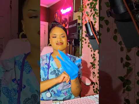 Sassy school nurse cleans your ears 😳🫣😱 #asmr #shorts #schoolnurse