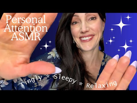 Close friend roleplay ASMR 💛 Personal attention 💛 Face stroking, brushing, plucking...😴 (NO Talking)