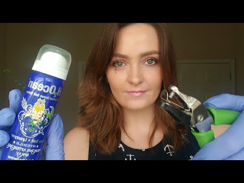 ASMR One Minute Eye Brow Piercing (super fasssst)