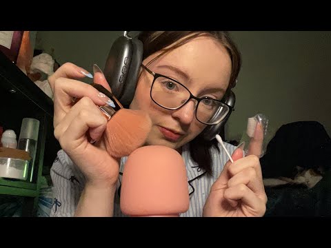 ASMR- 30 minutes of Mic Triggers ( bugs, brushing, deep ear cleaning )