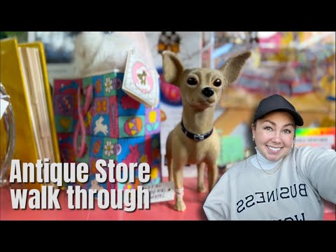 ASMR| *NEW* Antique Store Walk Through😍 (close whisper voiceover)