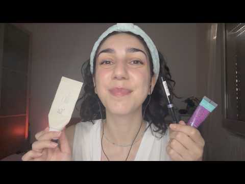 ASMR ITA | SKINCARE E MAKEUP DELLA MATTINA