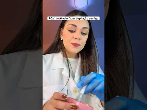 POV: você veio fazer depilação comigo #asmr #humor #shorts #asmrbrasil