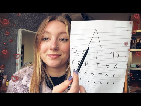 ASMR | Eye Exam for Josh! 👁️🔍