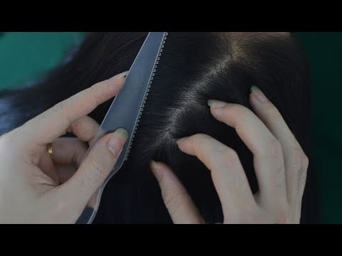 ASMR Tingling Scalp Scratching, Aggressive Scalp Massage Sounds For Relieve Headache, Stress
