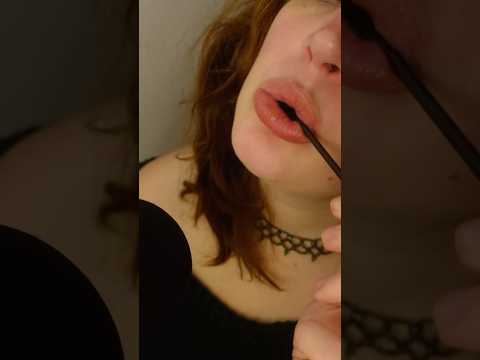Soft Spoolie Nibbles 🤍 ASMR #asmr #relax #mouthsounds #tingles