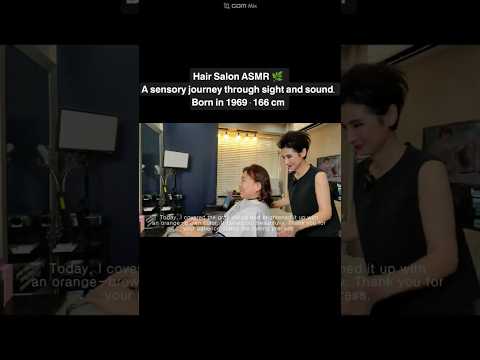 Salon ASMR: Stimulating Sight and Sound | Brighten Up While Covering Gray Hair and Touching Up Your