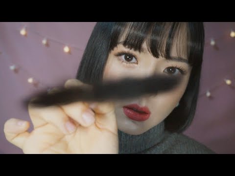 [노토킹 ASMR] 요청🔥 입소리👄 + 카메라 브러슁, 핸드 무브먼트ㅣMouth Sounds with Camera Brushing, Hand Movements