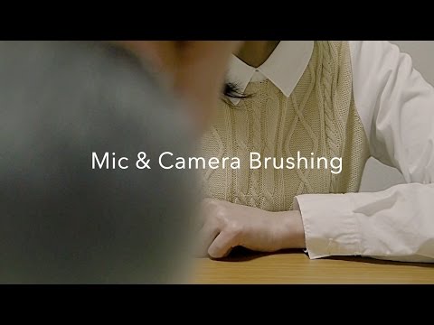 [ASMR] 囁き声で羊数え、マイク＆カメラブラッシング Counting sheep, Mic & Camera Brushing, Whispering